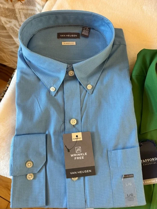 Stafford, Ketch, Van Heusen Men’s Short Sleeve Button-down Shirt Bundle - Picture 4 of 9